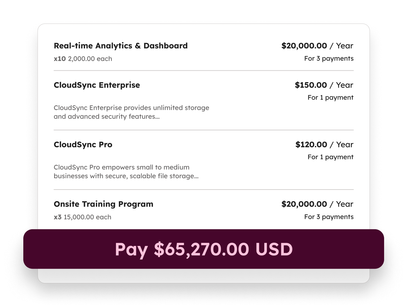 Paiements